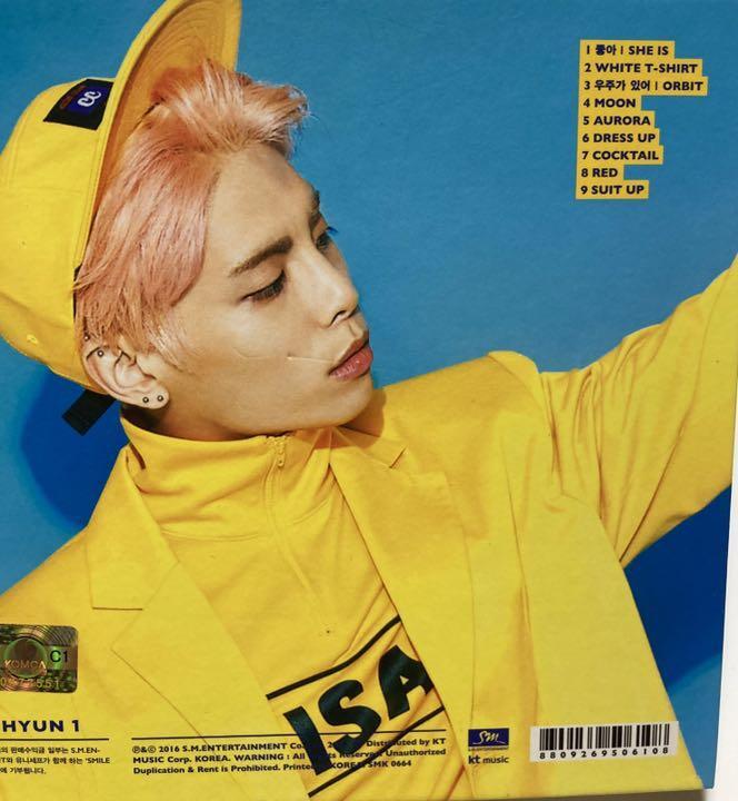 SHINee Jonghyun She Is Solo Debut Album Photocard Trading Card CD