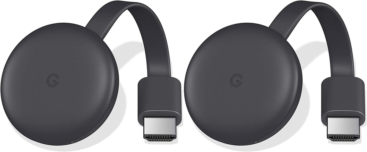 2 Pk Google Chromecast (3rd Generation) - Media Streamer GA00439