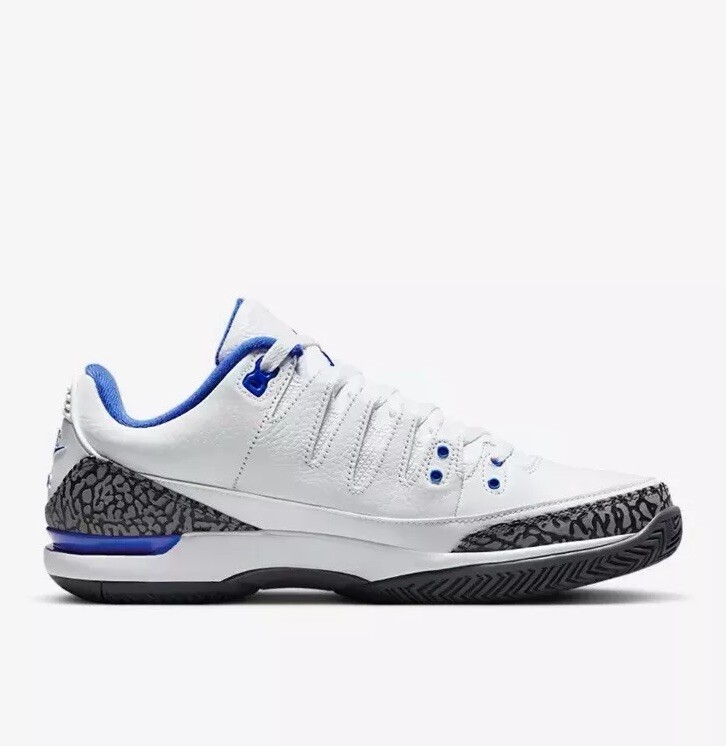 Nike Zoom Vapor Tour AJ3 Racer Blue Tennis Shoe Roger Federer Mens