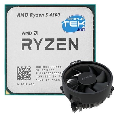 AMD Ryzen 5 4500 Processor CPU AM4 With Cooler Without Integrated