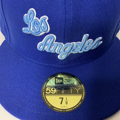 New Era LA Lakers Blue 59FIFTY HWC Nights Pink Undervisor Fitted