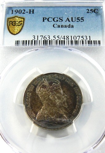 1858 Canada 20 Cents - ICCS Graded AU-55 - XVF 955 | eBay