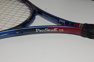 Wilson Pro Staff 7.5 Classic Beam 95Sq In 4 5/8, Minor Crack | eBay