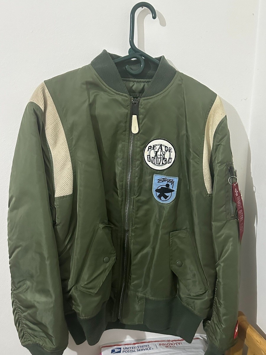 Stussy x Alpha Fragment 25th Anniversary Ma-1 L W62cm/L69cm JAPAN