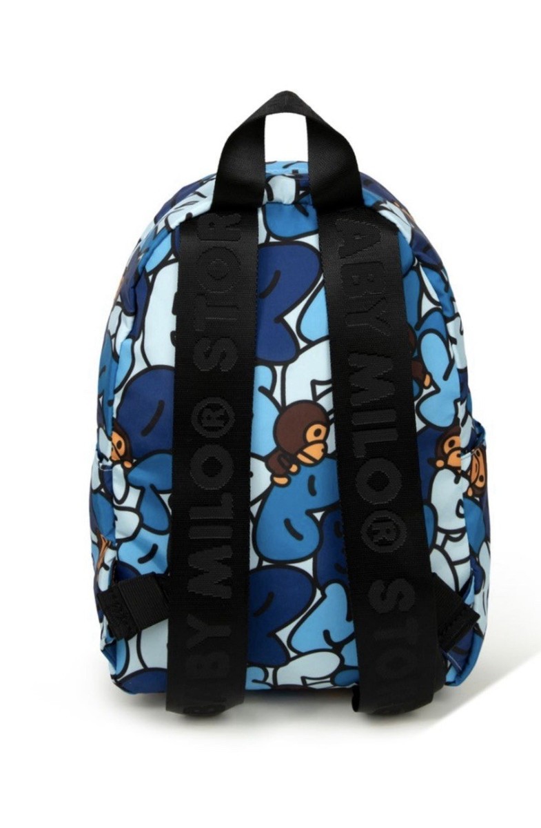Authentic a bathing ape bape baby milo mini back pack #1 blue new