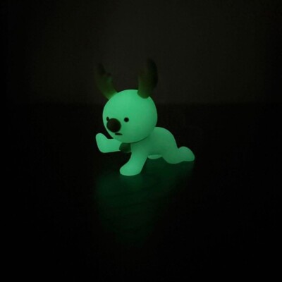 Smiski Series 1 Secret Reindeer Figure Glow in the Dark Xmas