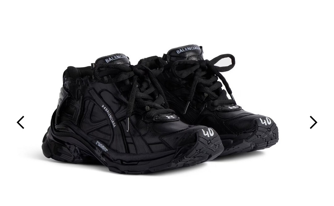 Size 7 - Balenciaga Runner Sneaker Black | eBay