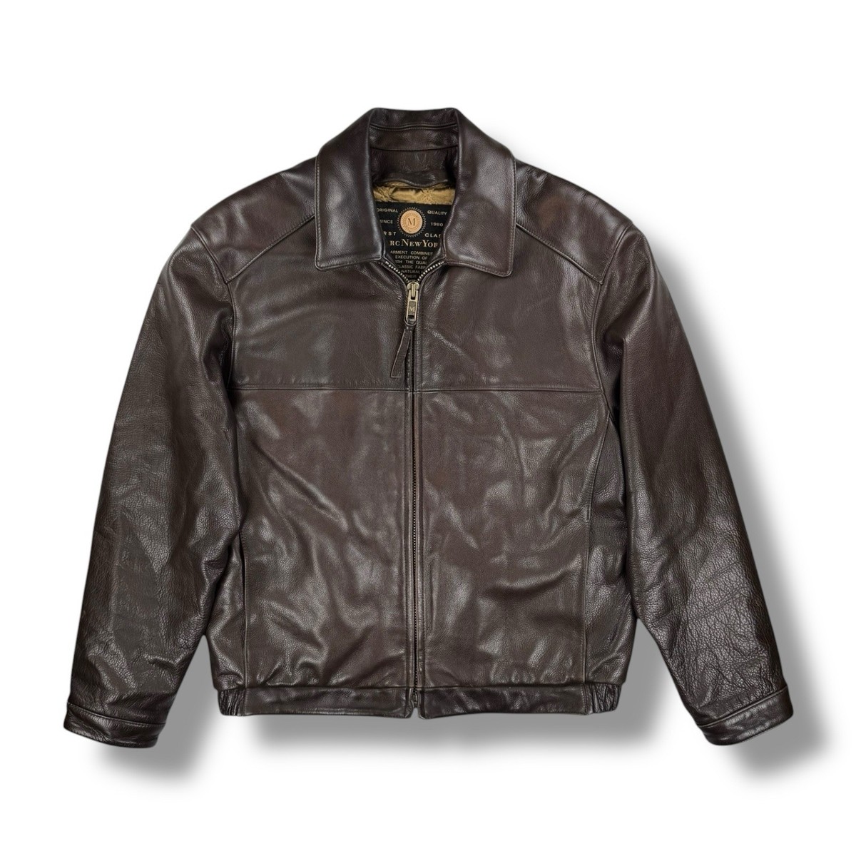 Vintage Andrew Marc New York Leather Jacket Mens Medium