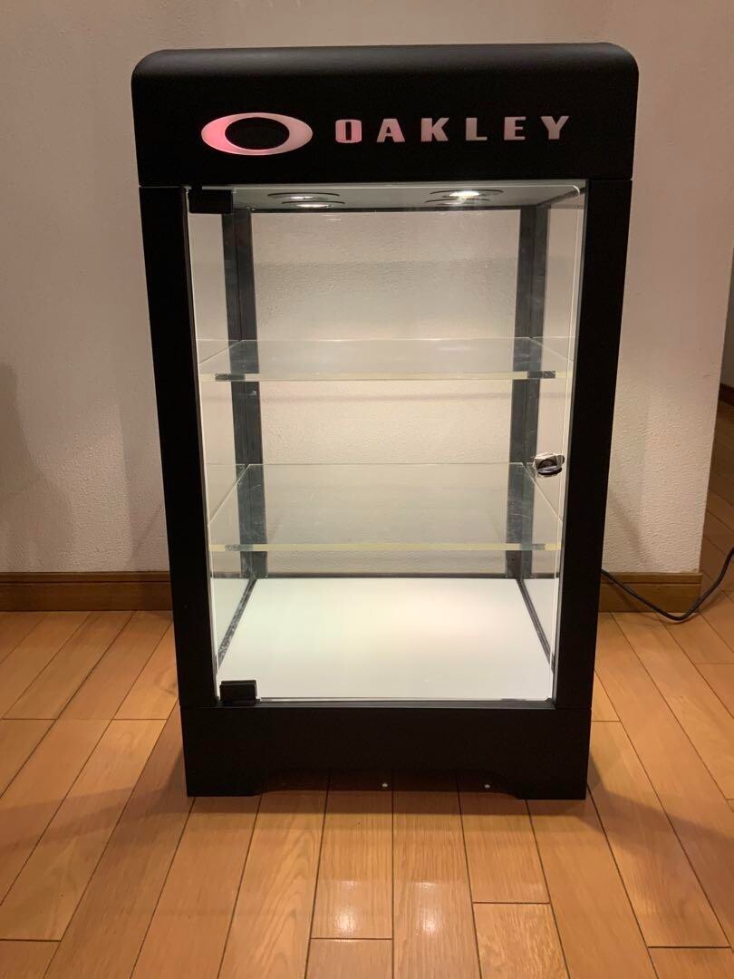 Oakley sunglasses case cabinet display 3 tiers for store use