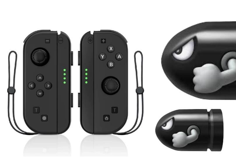 Black Joycons For Nintendo Switch 758803451504| eBay