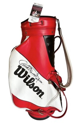 CHRISTOPHER MCDONALD SIGNED VINTAGE WILSON STAFF GOLF BAG JSA COA