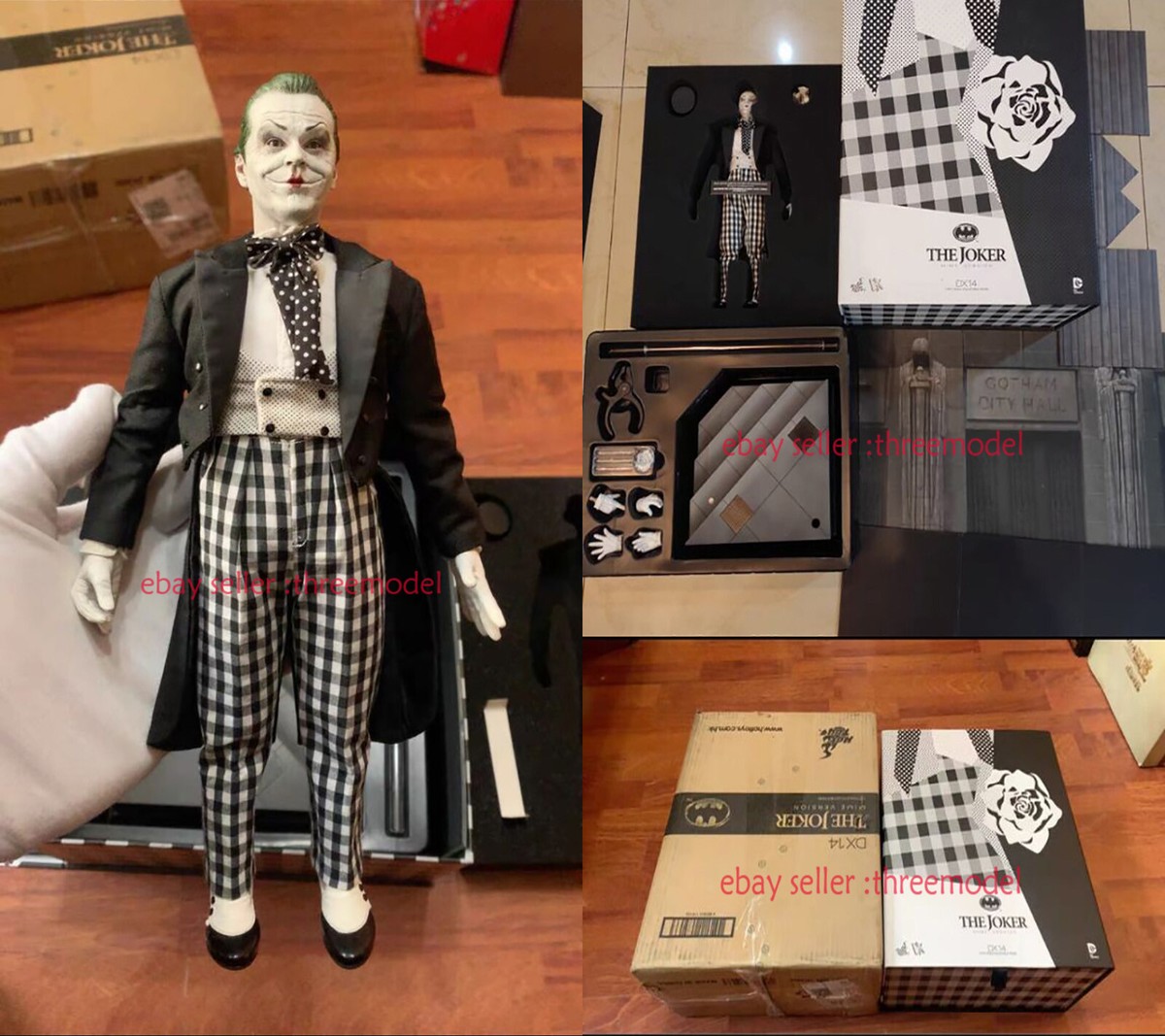 Hot Toys DX14 1/6 Batman The Joker Mime Ver. Collectible Action