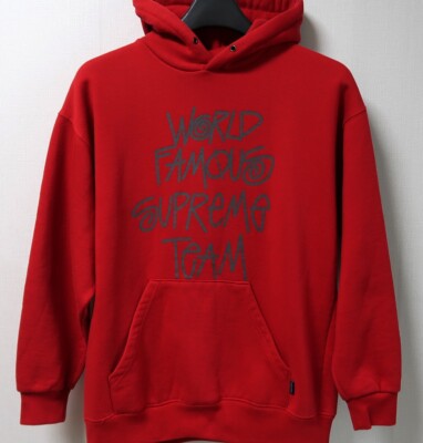 90s Supreme Stussy The World Famous Supreme Team Hoodie USA | eBay