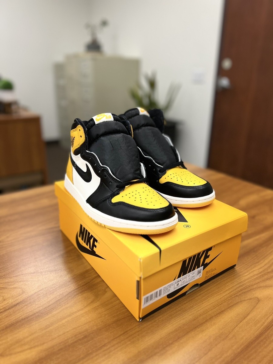 Nike Air Jordan 1 Retro High OG Taxi (55508-711) Mens Size 8 Brand