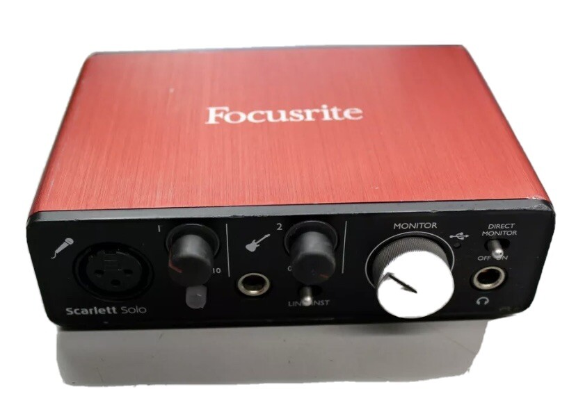 Focusrite Scarlett Solo (2nd Gen) USB Audio Interface FFFA001149
