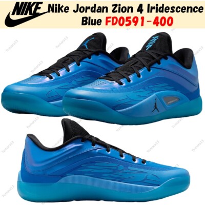 Nike Jordan Zion 4 Iridescence Blue FD0591-400 Men's Size | eBay