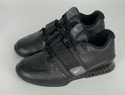 Nike Romaleos 3 Weightlifting Shoe Black Size 5.5 AO7987-001