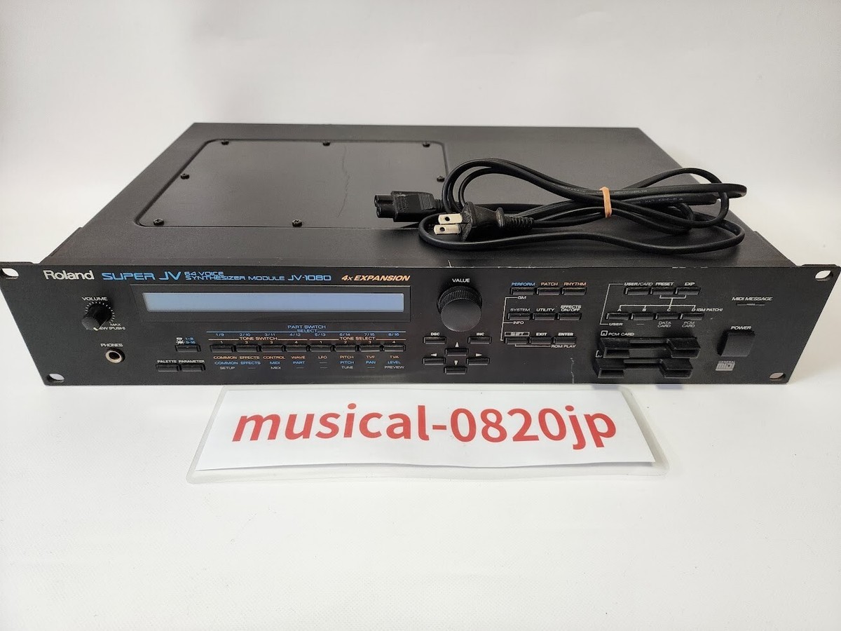Roland JV-1080 Voice Synthesizer Rack Sound Module | eBay
