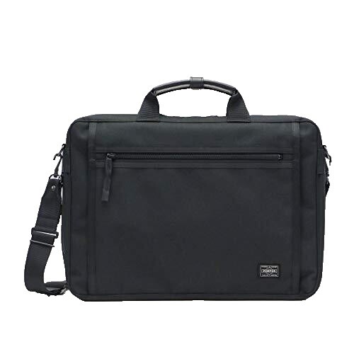 PORTER ◇Briefcase/FLEXIBLE BRIEF CASE/Leather Black 226-01241