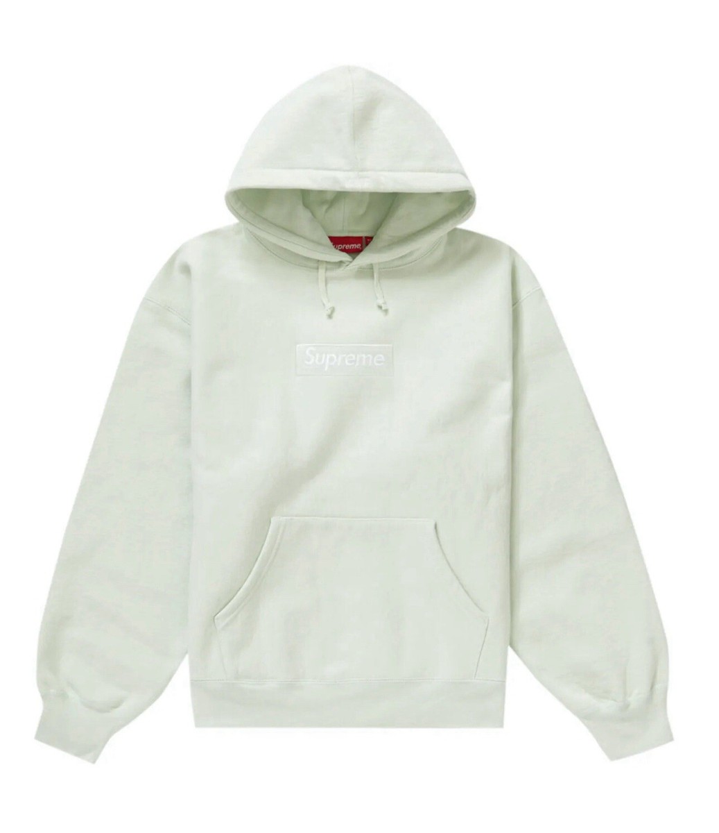 New SUPREME BOX LOGO HOODED SWEATSHIRT HOODIE SIZE SMALL LIGHT