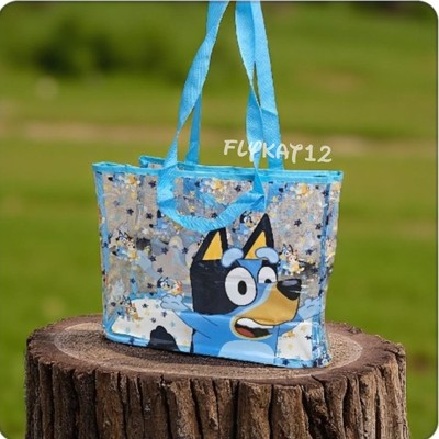 Bluey And Friends Clear Tote Beach Bag Bluey and Bingo | eBay