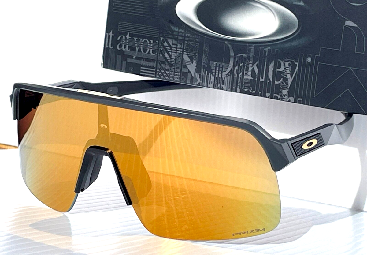 NEW Oakley SUTRO LITE Matte Carbon PRIZM 24K Gold Mirror Lens
