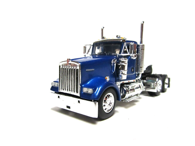 DCP / FIRST GEAR 1/64 SCALE W-900 KENWORTH DAY CAB, BLUE, YELLOW