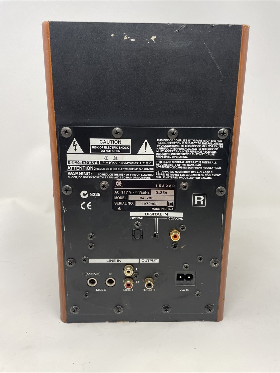 Roland EDIROL MA-20D Stereo Micro Monitor Powered Speaker Tested