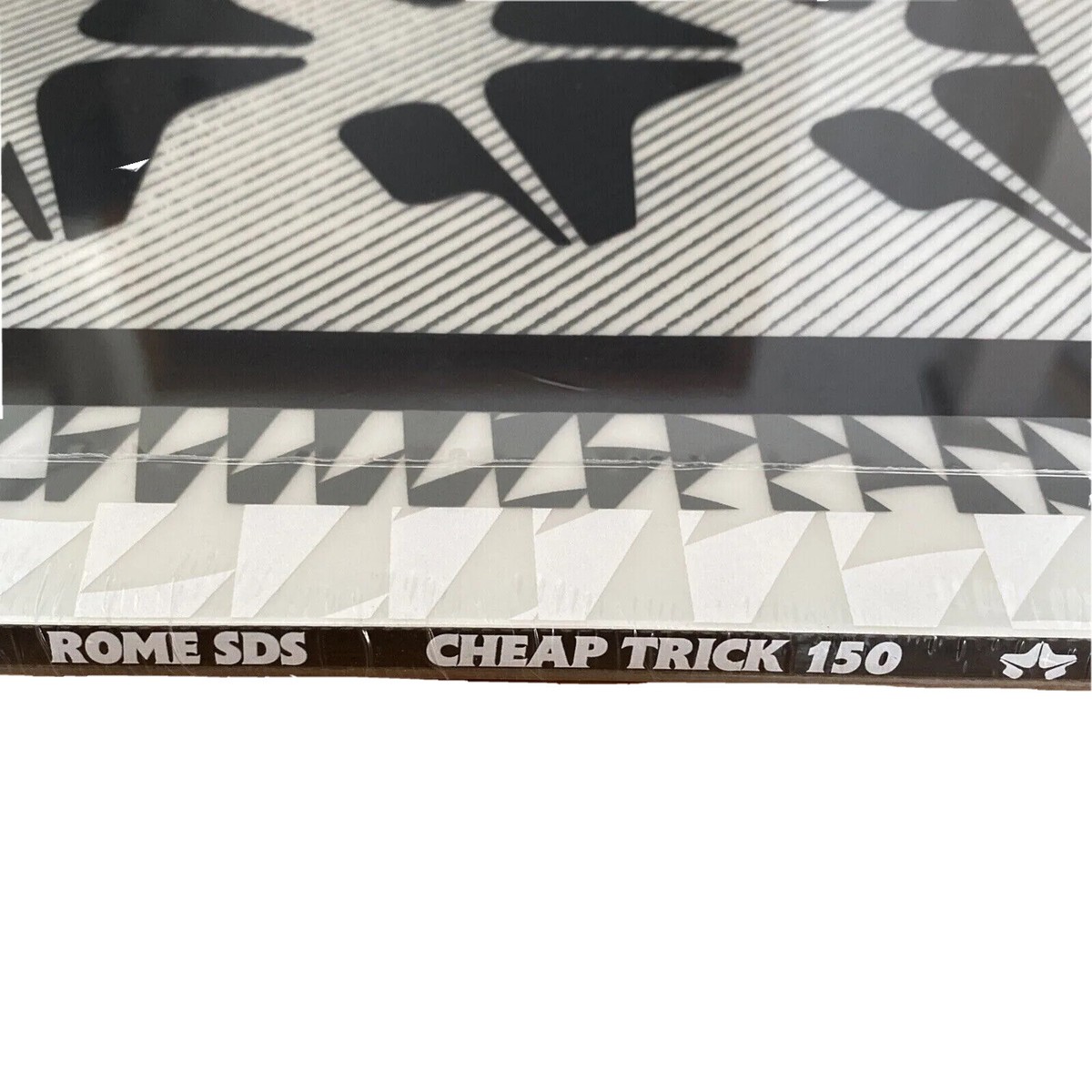 Rome SDS Cheap Trick 150cm Snowboard White Gray Black Blue 2022
