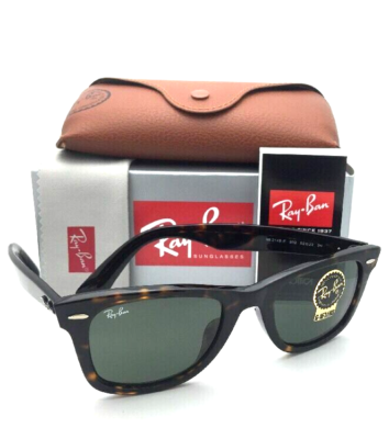 New RAY-BAN WAYFARER Sunglasses RB 2140-F 902 52-22 Tortoise