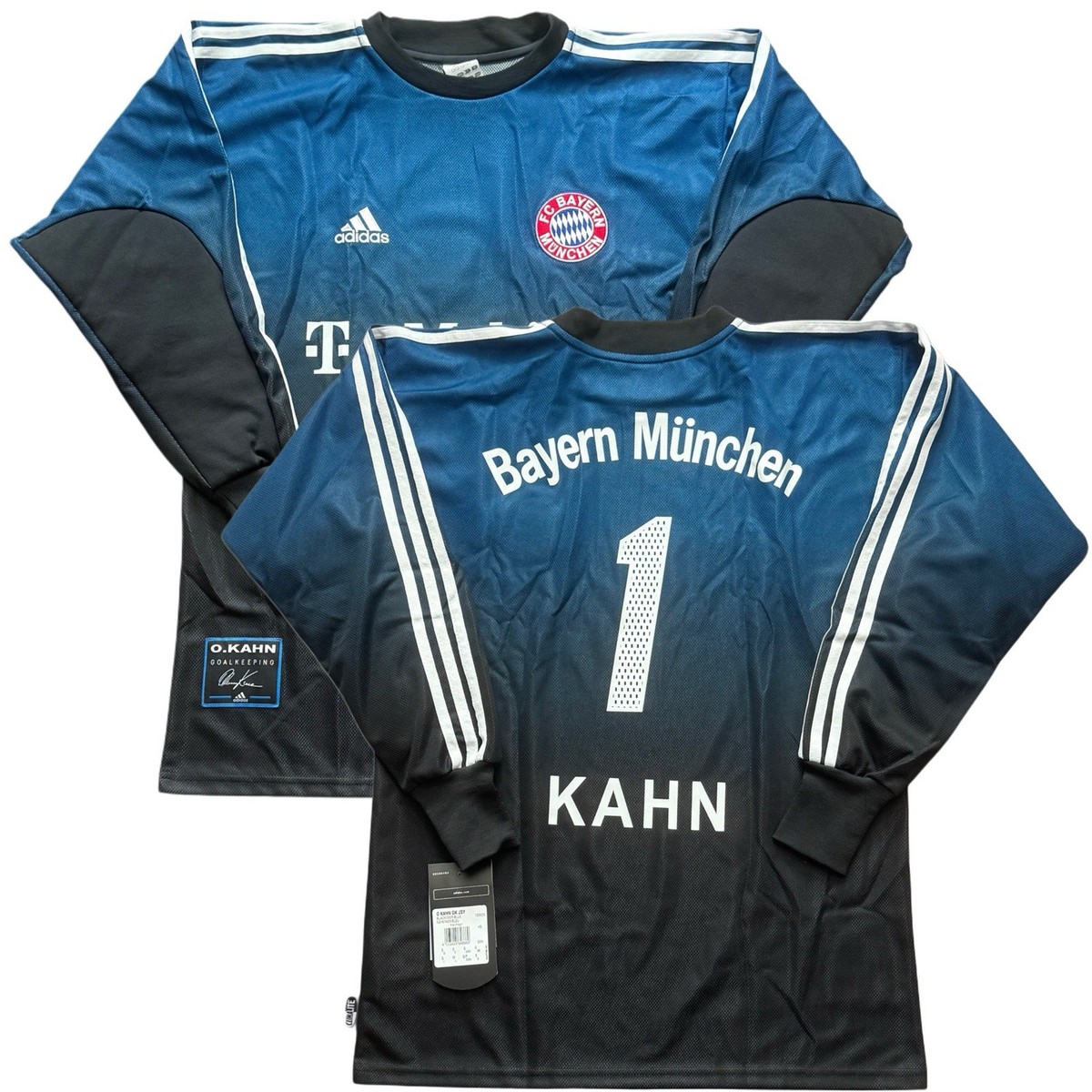 2002/03 Bayern Munich Goalkeeper Jersey #1 Oliver Kahn Small L/S