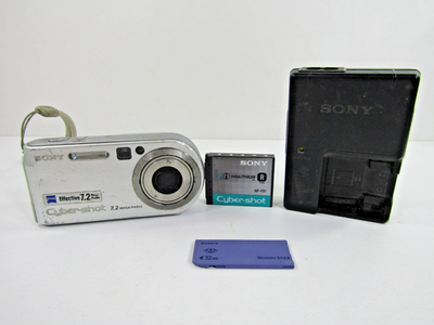 Sony Cyber-shot DSC-P200 7.2MP Digital Camera Silver | eBay