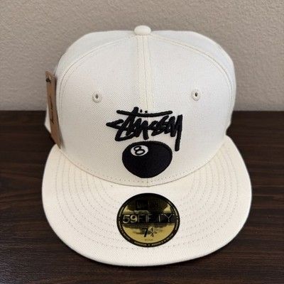 NWT Stussy 7 1/4 Hat New Era Stock 8 Eight Ball 59Fifty Cap Hat