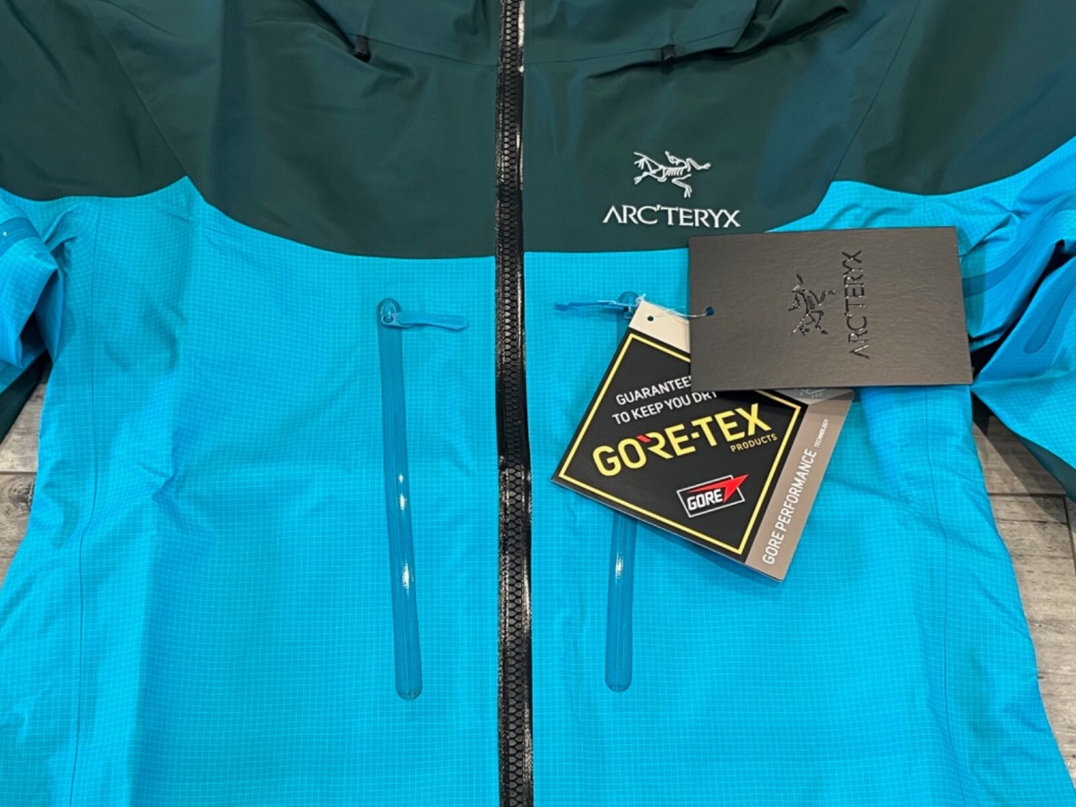 NWT Mens Arc'teryx Alpha Goretex Hooded Waterproof Shell Jacket