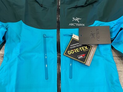 NWT Mens Arc'teryx Alpha Goretex Hooded Waterproof Shell Jacket