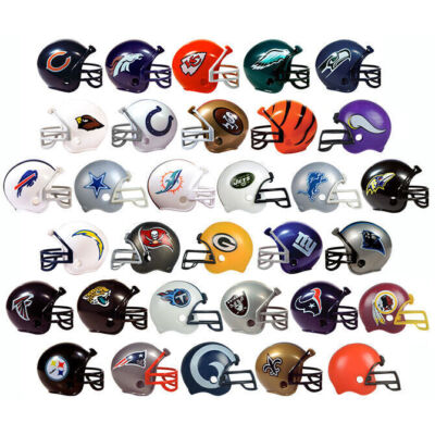 NFL Mini Pocket Size Football Helmet COMPLETE TEAM SET OF 32