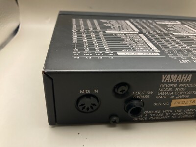 YAMAHA R100 Reverb Processor Vintage Tested Used Made in Japan | eBay