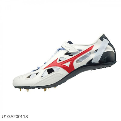Mizuno Chrono INX 9 [U1GA200118] Men Track & Field Shoes White/Red