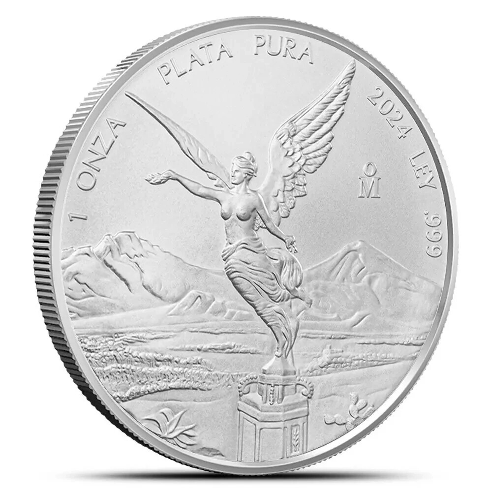 2024 Libertad 1 oz Mexico BU Silver Coin .999 FINE Mexican Banco