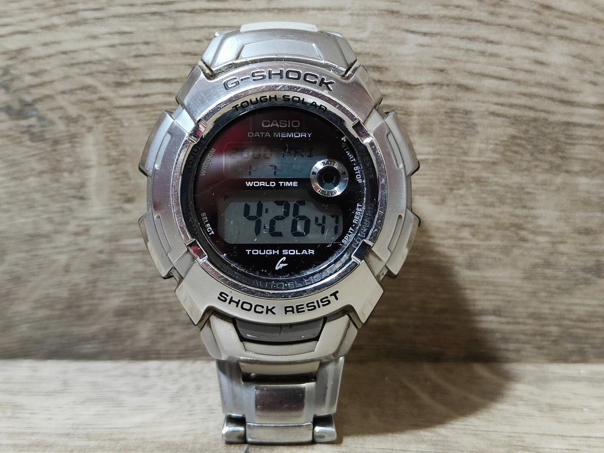 🚨🔥Vintage 80s 90s Stainless Casio G-shock G-7000D Watch Very
