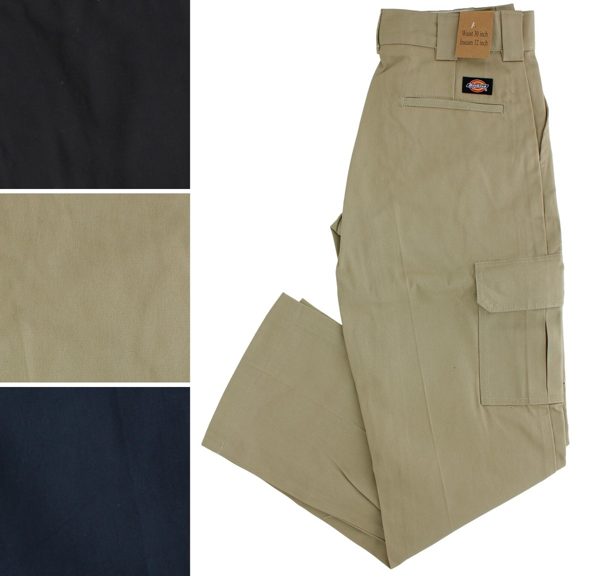 Dickies Men's Cargo Pants, Six-Pocket Relaxed Fit Straight Leg