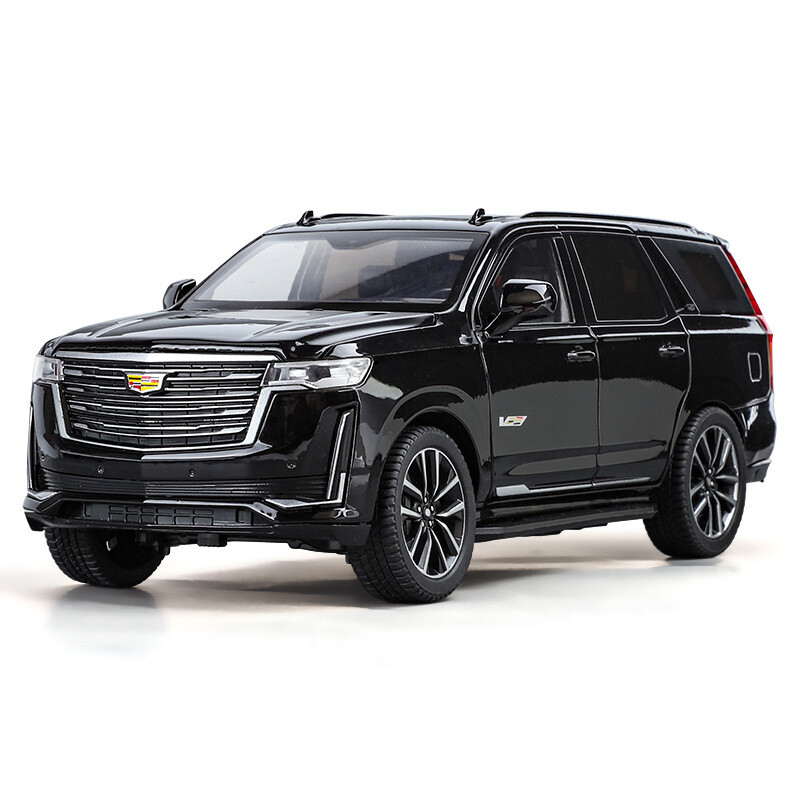 1:24 Cadillac Escalade SUV Diecast Model Car Toy Collection Sound