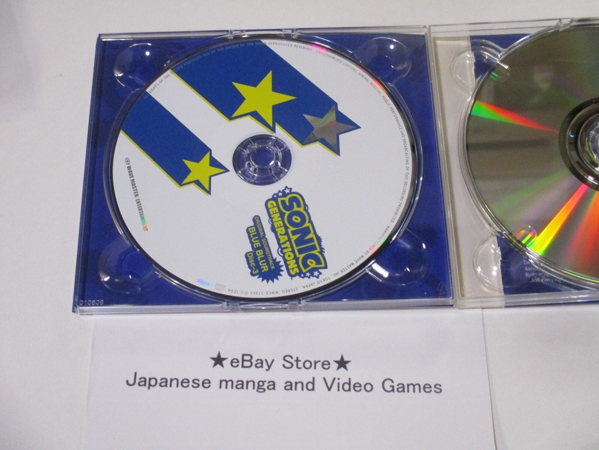 Sonic Generations Original Soundtrack Blue Blur Sega Japan Game