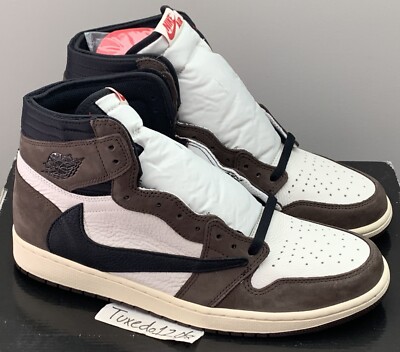 DS Travis Scott x Nike Air Jordan 1 High OG sz12 Mocha 4 Cactus