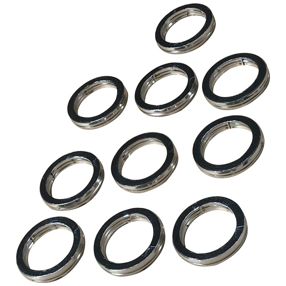 10PCS Exhaust Muffler Gasket for KAWASAKI ZZ-R600 NINJA ZX6R ER-6F