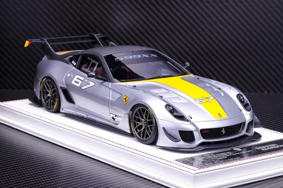 Ferrari 599XX EVO (Silver/Yellow 67, France) [Davis & Giovanni] 1