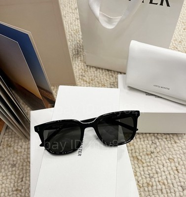 GentleMonster Days Day 01 Sunglasses Black Frame Black Lenses | eBay