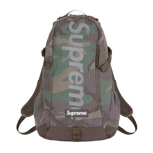 SUPREME 19ss Black Backpack Waterproof Box Logo Mountaineering