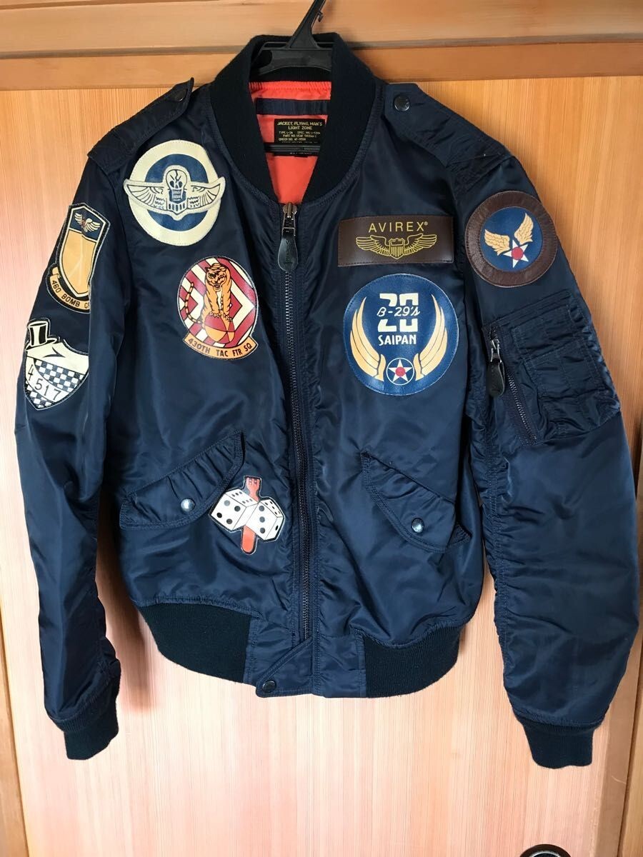 Avirex MA-1 Top Gun L(US M) Japan Limited Edition Used Jacket F/S