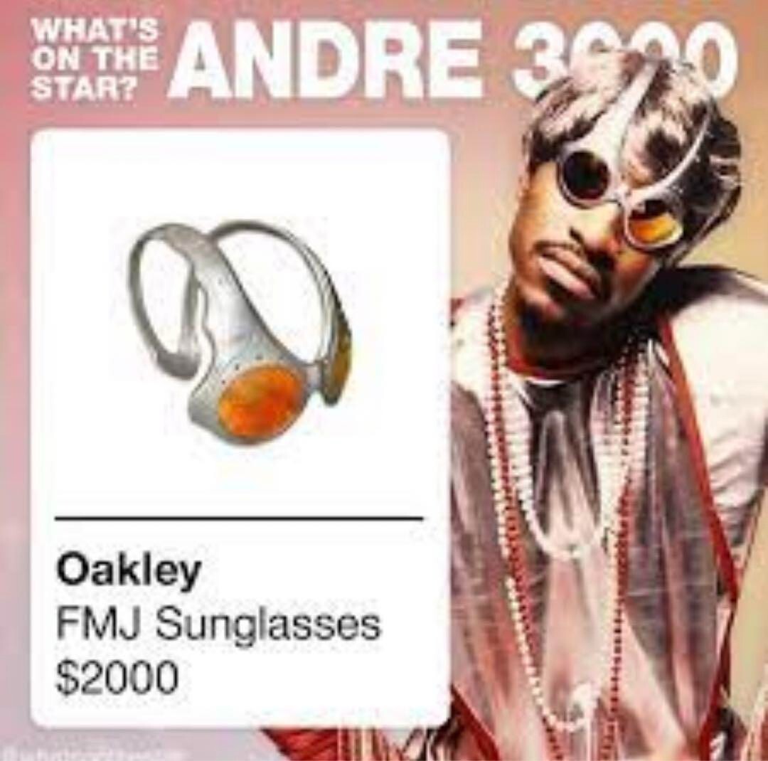 Oakley (Travis Scott) Over-the-Top FMJ Fire Lens Sunglasses